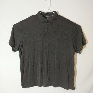 Nat Nast Mens 2XL Modal Polo Shirt EUC Charcoal